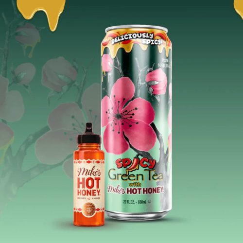 Arizona X Mike's Hot Honey Spicy Green Tea - Zöld tea csípős mézzel 650ml