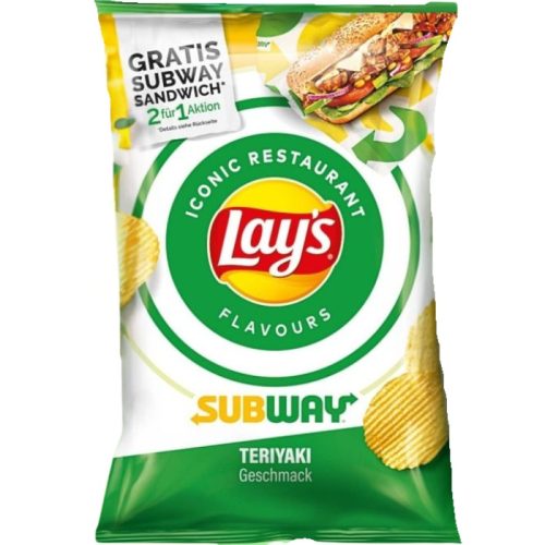 Lay's Subway Teriyaki ízű Burgonya Chips - 150g