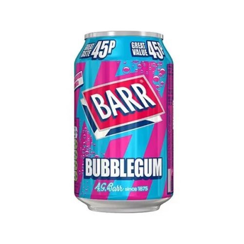 Barr Bubblegum rágógumi ízű szénsavas üdítőital 330ml  DRS