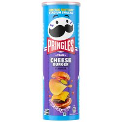  Pringles Stadium Snacks Team Cheese Burger Sajtburger ízű Chips 165g