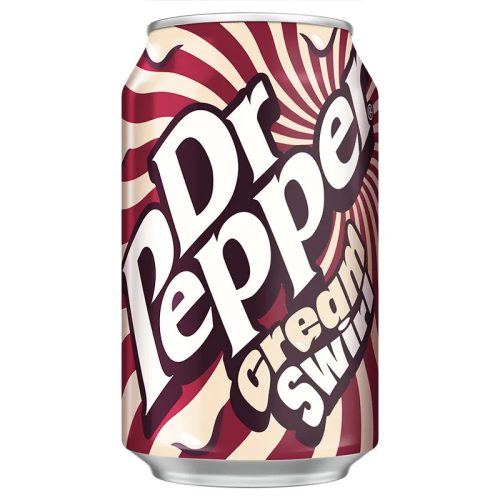 Dr Pepper Cream Swirl krémes szénsavas üdítő 330ml DRS