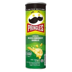 Pringles Rich Cheesy fokhagymás chips 102g 
