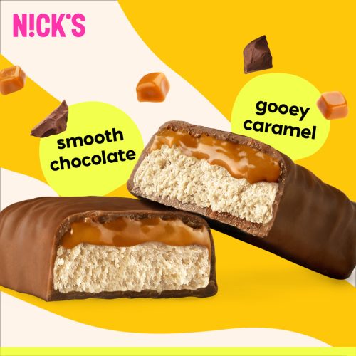 Nick's Karamellás-csokis proteinszelet 50g
