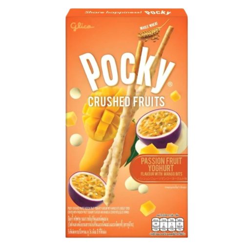Glico Pocky Crushed Fruits maracuja és mangó joghurt ízű ropi 38g 