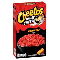   Cheetos Mac and Cheese Flamin Hot Csípős Sajtos Tészta 160 g