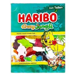 Haribo crazy jungle gyümölcsös gumicukor 160g