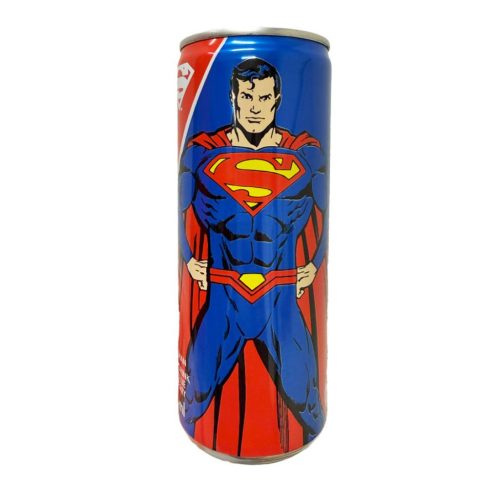 Superman  Sour Blue Raspberry - Savanyú Kék Málna Ízű Üdítő 250ml