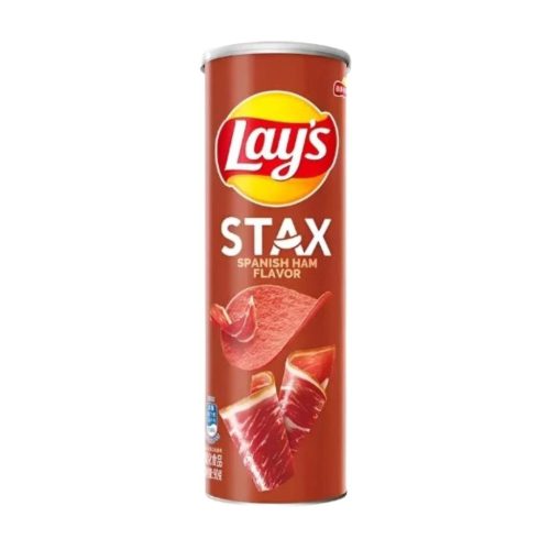 Lays Stax spanish ham spanyol sonka ízű chips 90g 