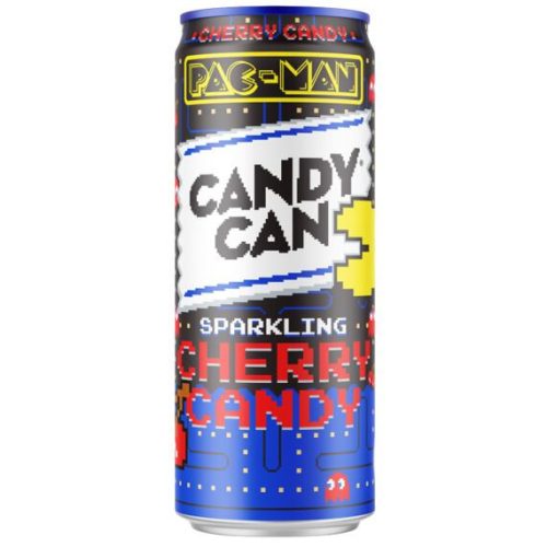 Candy Can Pac-man cseresznye ízesítésű szénsavas limonádé 330 ml