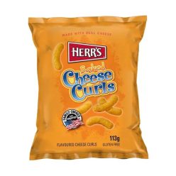 Herrs Baked Cheese Curls sült sajtos chips 113g