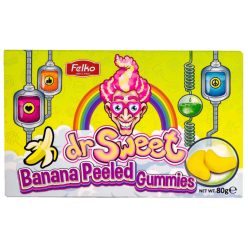 Dr Sweet Banana Peeled Gummies - banános gumicukor 80g