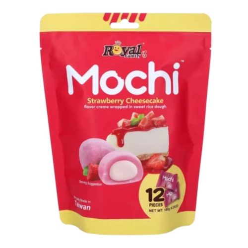 Royal Family Mochi Strawberry Cheese Cake epres sajttorta ízű mochi 180g (12 darab)