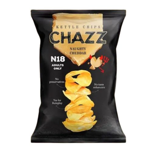 Chazz Naughty Cheddar burgonyachips 90g