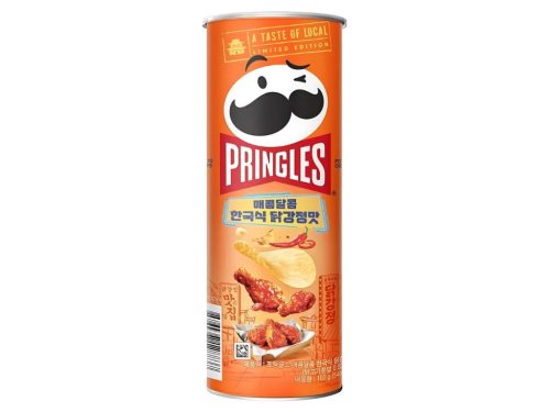 Pringles sweet n'spicy korean fried chicken édes és csípős koreai sült csirke ízű chips 100g