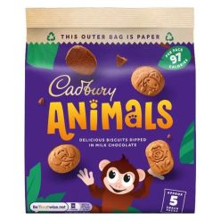 Cadbury Animals Milk Chocolate Mini csokis keksz 99g