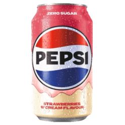   Pepsi Strawberries 'N Cream Epres krémes szóda ízű üdítő 330ml