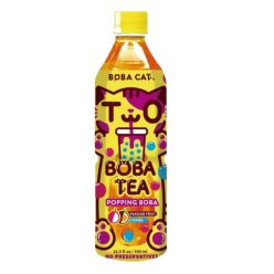   Boba Cat Passion Fruit and Lychee Passió gyümölcs és Licsi Ízű Bubble Tea 500ml