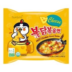   SamYang Buldak Sajtos Csirke Ízesítésű Ramen Tészta 140gr