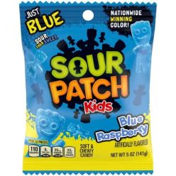   Sour Patch Kids Blue Raspberry kék málnás savanyú gumicukor 102g