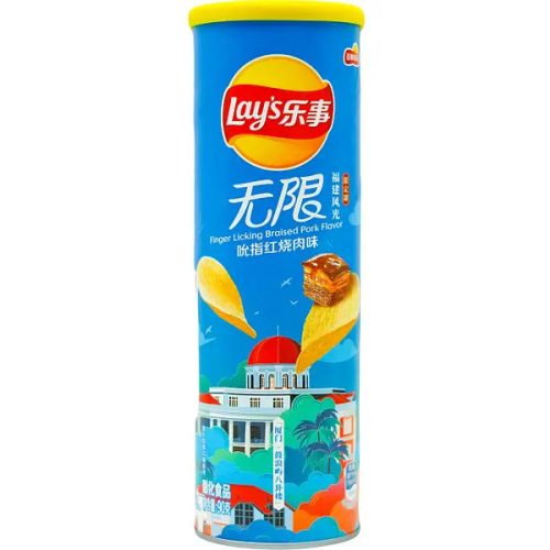 Lays Finger Braised Pork párolt sertéshús ízű chips 90g