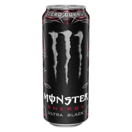 Monster Energy Ultra Black - Cseresznye ízű cukormentes energiaital 500ml