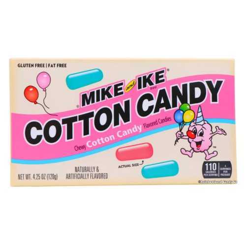 Mike and Ike Cotton Candy vattacukor ízű drazsé 120g