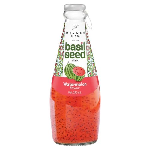 Basil Seed Görögdinnye ízű bazsalikommagos ital 290ml