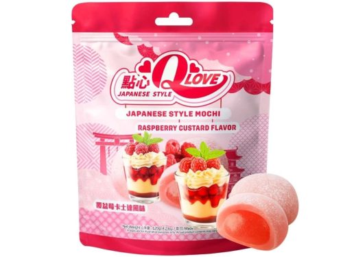 QLove Málnás krémmel töltött Mochi  120g