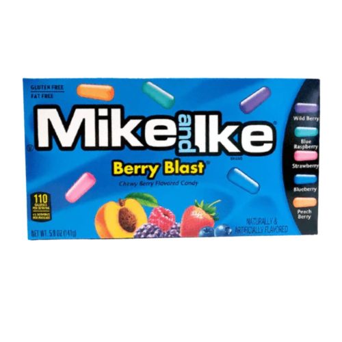 Mike and Ike Berry Blast Bogyós Ízű Cukorka 120g