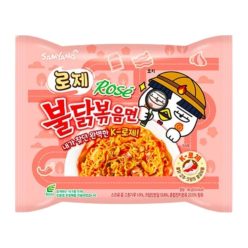   SamYang Buldak Csirke Rosé - Bacon és Sonka Ízesítésű Ramen Tészta 140g