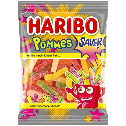 Haribo Pommes savanyú burgonya gumicukor 175g
