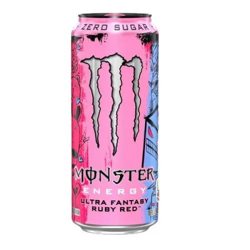 Monster Ultra Fantasy Ruby Red zero energiaital taurinnal 500ml