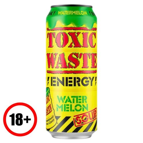 Toxic Waste savanyú görögdinnye ízű energiaital 500 ml 