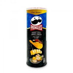   Pringles French Style Chicken Twist With Morel kucsmagombás francia stílusú csirke ízű burgonyachips 80g