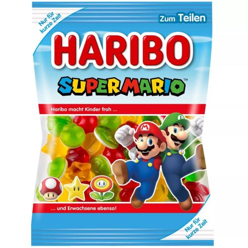Haribo Super Mario gumicukor 175g