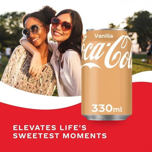 Coca Cola vanília szénsavas üdítő 330ml DRS
