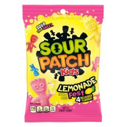  Sour Patch Kids Lemonade Fest vegyes gyümölcsös savanyú gumicukor 102g