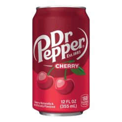   Dr Pepper Cherry Cseresznye ízű szénsavas üdítő 355ml USA
