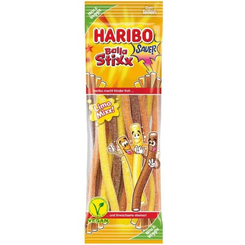 Haribo Vegan Balla Stixx Limo Mixx 175g