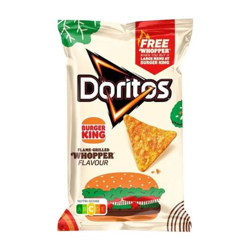 Doritos Flame-Grilled Whopper-Burger King tortilla chips 170g