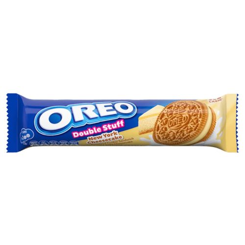 Oreo dupla töltelékű New York-i sajttorta ízű keksz 131g