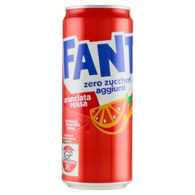 Fanta Zero Vérnarancs ízű szénsavas üdítő 330ml