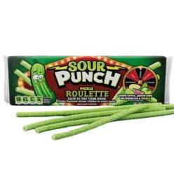   Sour Punch Pickle Roulette savanyú uborka gumicukor rulett 128g