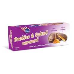  AB Cookies and Salted Caramel keksz sóskaramell töltelékkel 96g