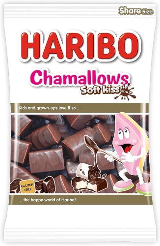 Haribo Chamallows Soft Kiss Extra csokoládés mályvacukor 175g