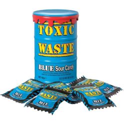   Toxic Waste Blue Candy Drum - kék dobozos savanyú cukorkák 42g