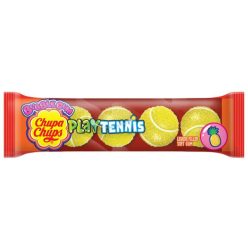   Chupa Chups ananász ízű rágógumi teniszlabda formájában 18 g 