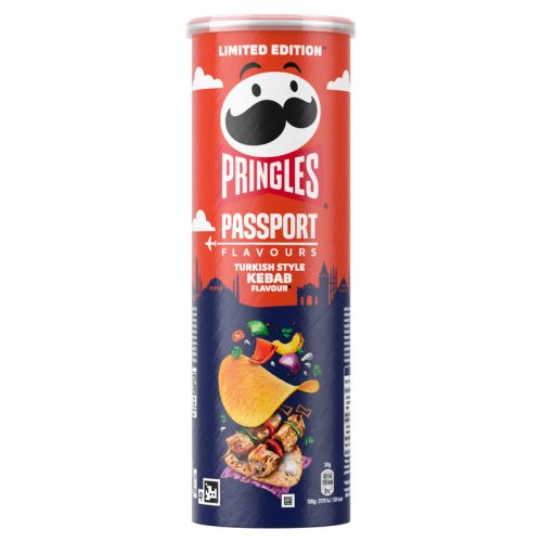 Pringles Passport török stílusú kebab ízű chips 165g