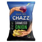Chazz Caramelised Onion karamellizált hagyma ízű burgonyachips 130g