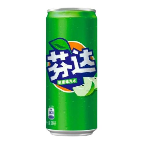 Fanta Green Apple Zöldalma ízű üdítőital 330ml